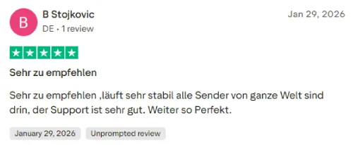 Trustpilot 4.5 Excellent - Sehr zu empfehlen